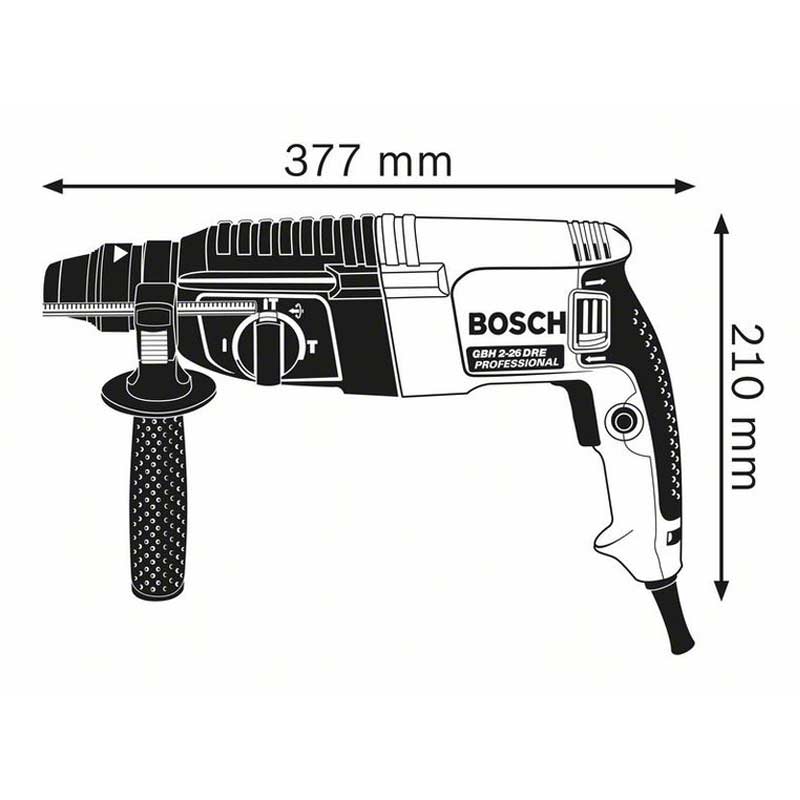 BOSCH - Rotary Hammer with SDS Plus - GBH 2-26