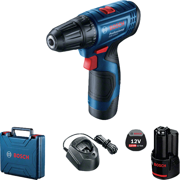 BOSCH-CORDLESS DRILL 12V X 2AH BATTERY