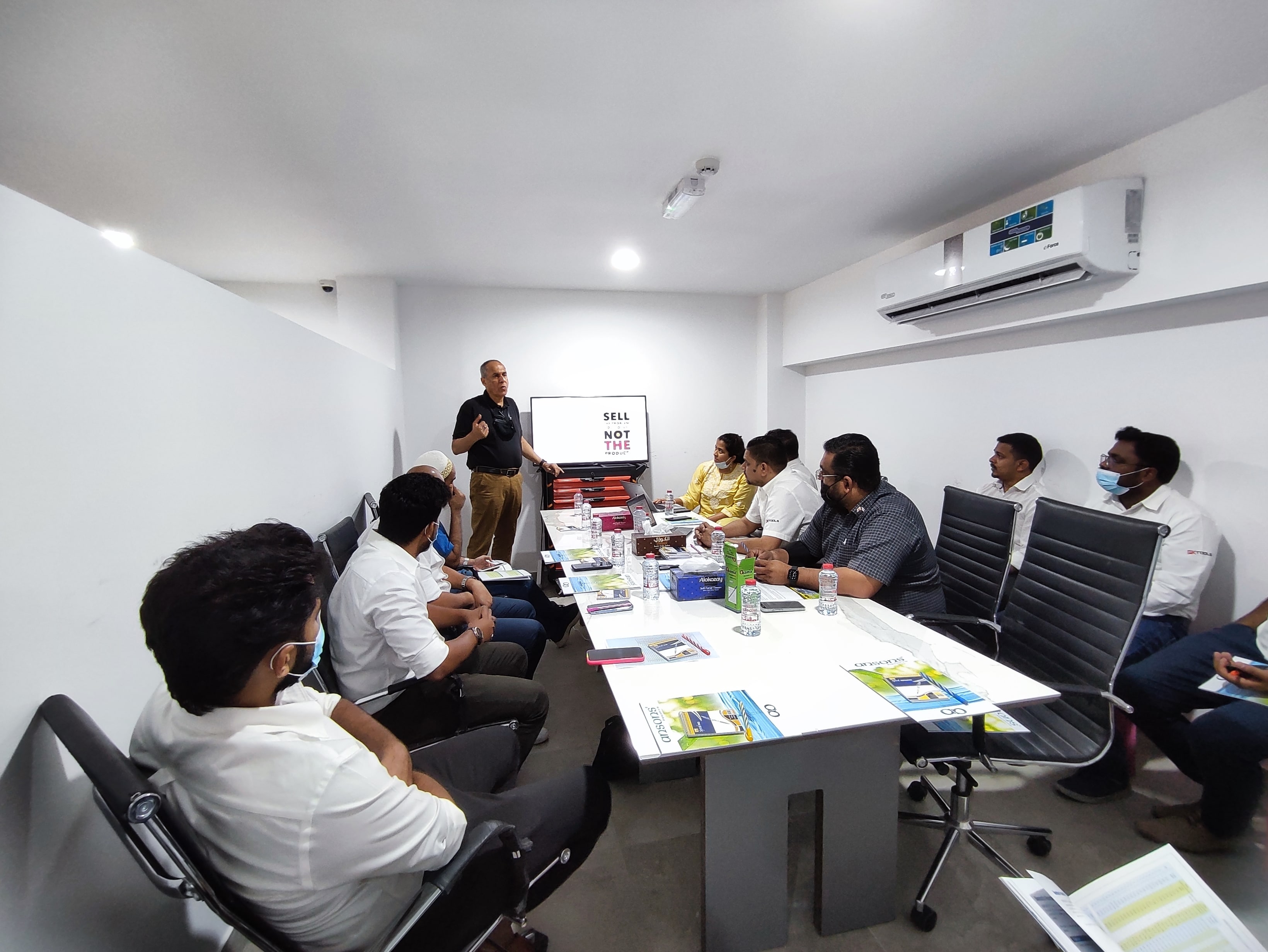 Team Meeting With Ansons Group