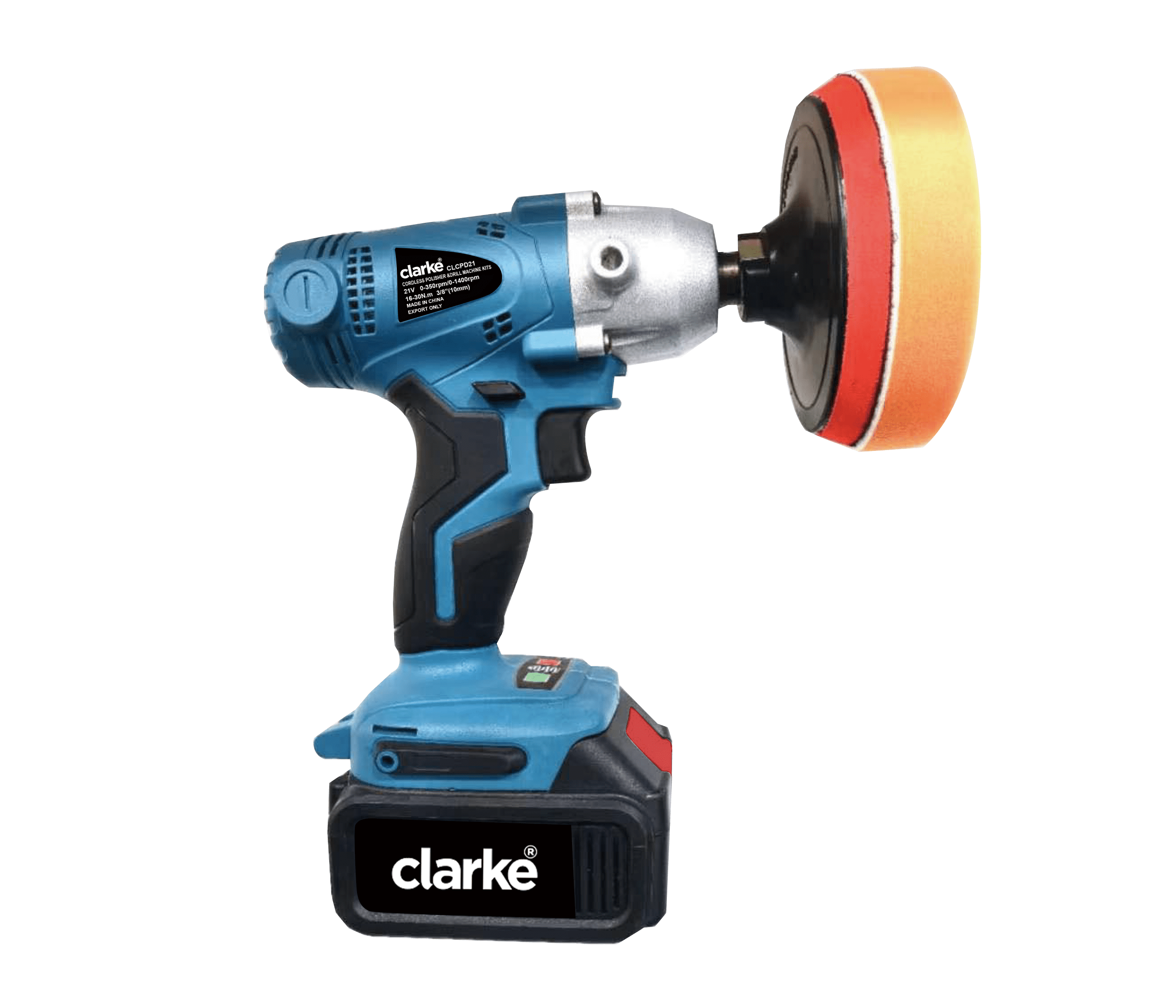 CLARKE-POLISHER & DRILL 21V