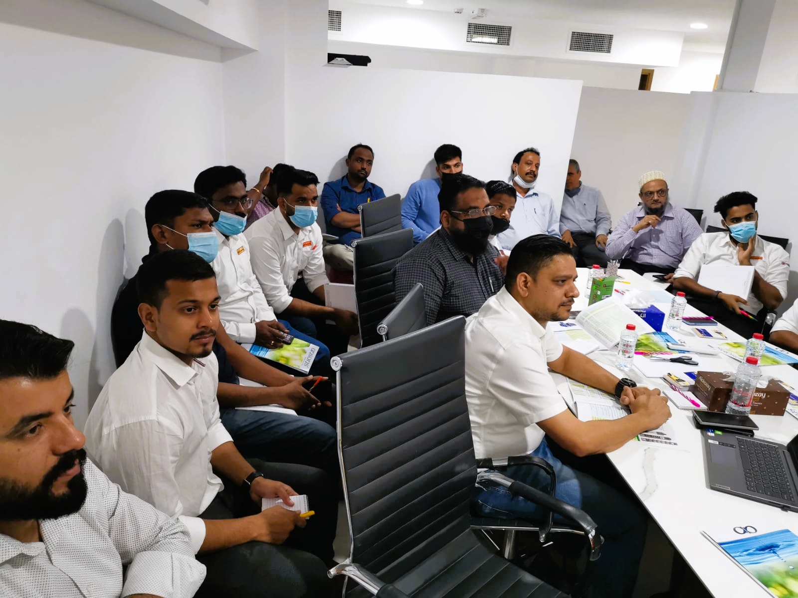 Team Meeting With Ansons Group