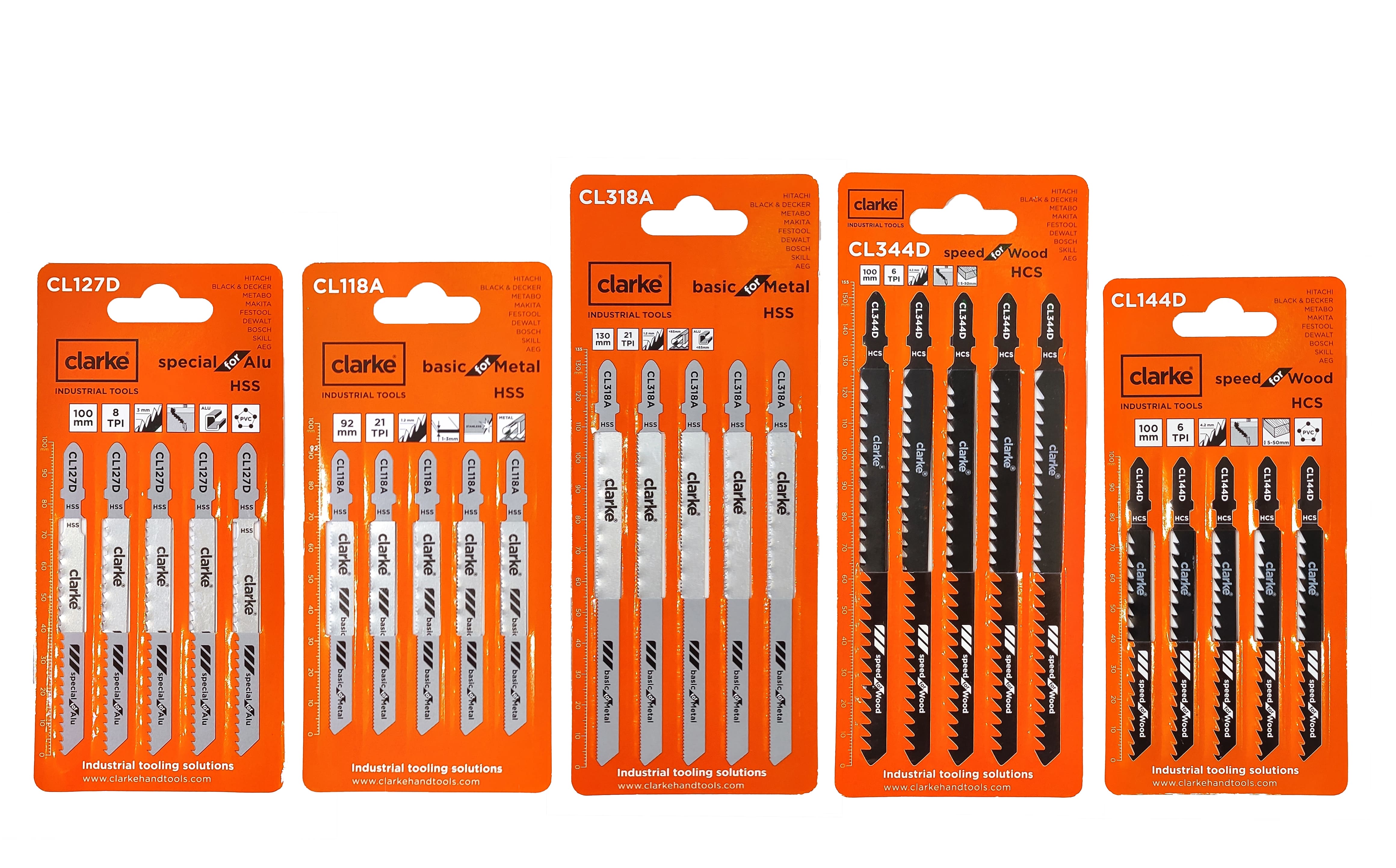 CLARKE-JIG SAW BLADES