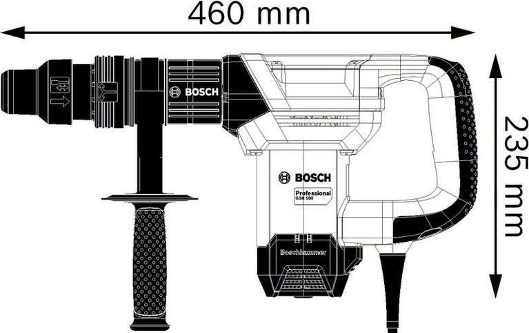 BOSCH-DEMOLOTION HAMMER 5KG 1100W