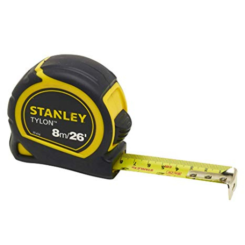 STANLEY-MEASURING TAPE RUBBER BODY 3,5 & 8 MTR