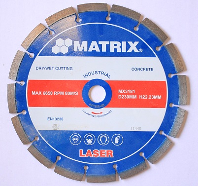 MATRIX-CONCRETE CUTTING DISC