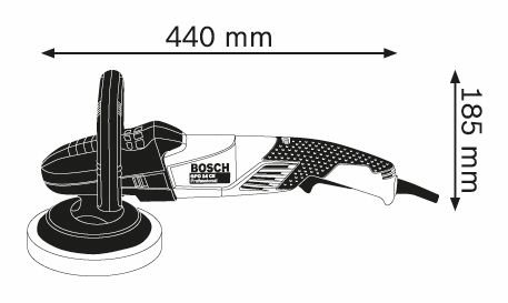 BOSCH-GPO 14CE W. POLISHER 750-3000 Rpm