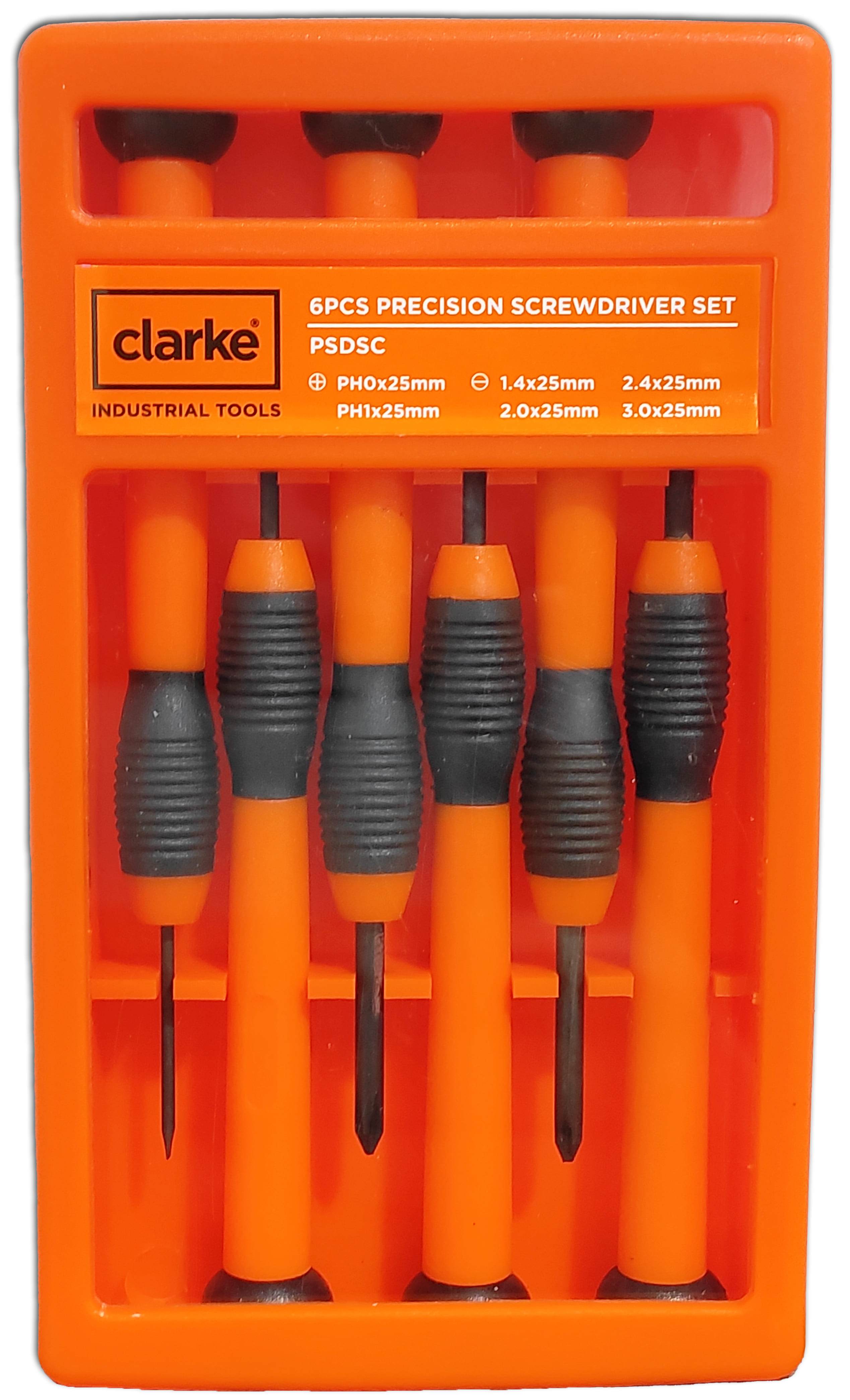 CLARKE-PRECISION SCREW DRIVER SET 6PCS