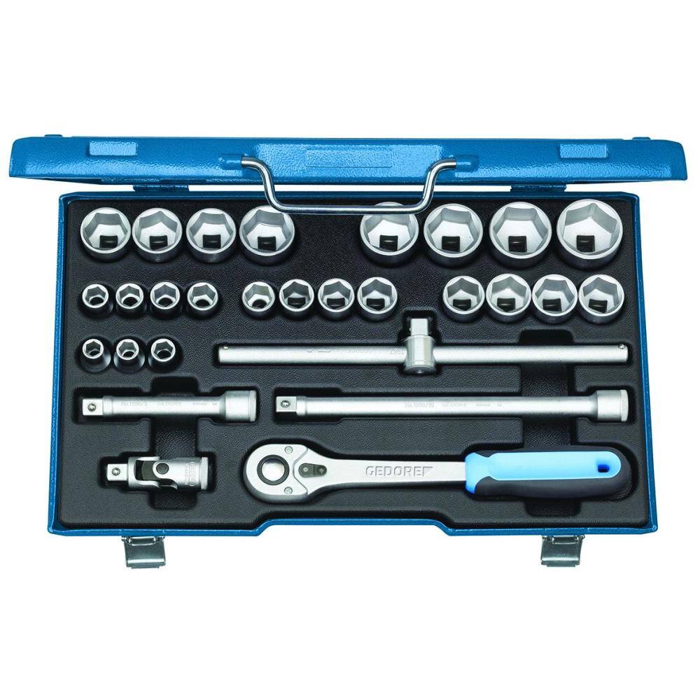 GEDORE-SOCKET SET 10-36MM 1/2